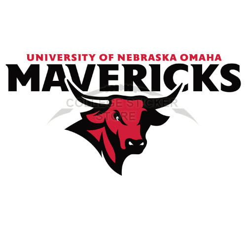 Personal Nebraska Omaha Mavericks Iron-on Transfers (Wall Stickers)NO.5394